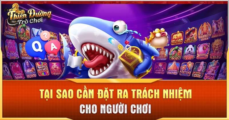 Chơi Có Trách Nhiệm TDTC - Quy Định Mới Nhất Cho Người Chơi 1 Vai trò khi chơi có trách nhiệm TDTC.